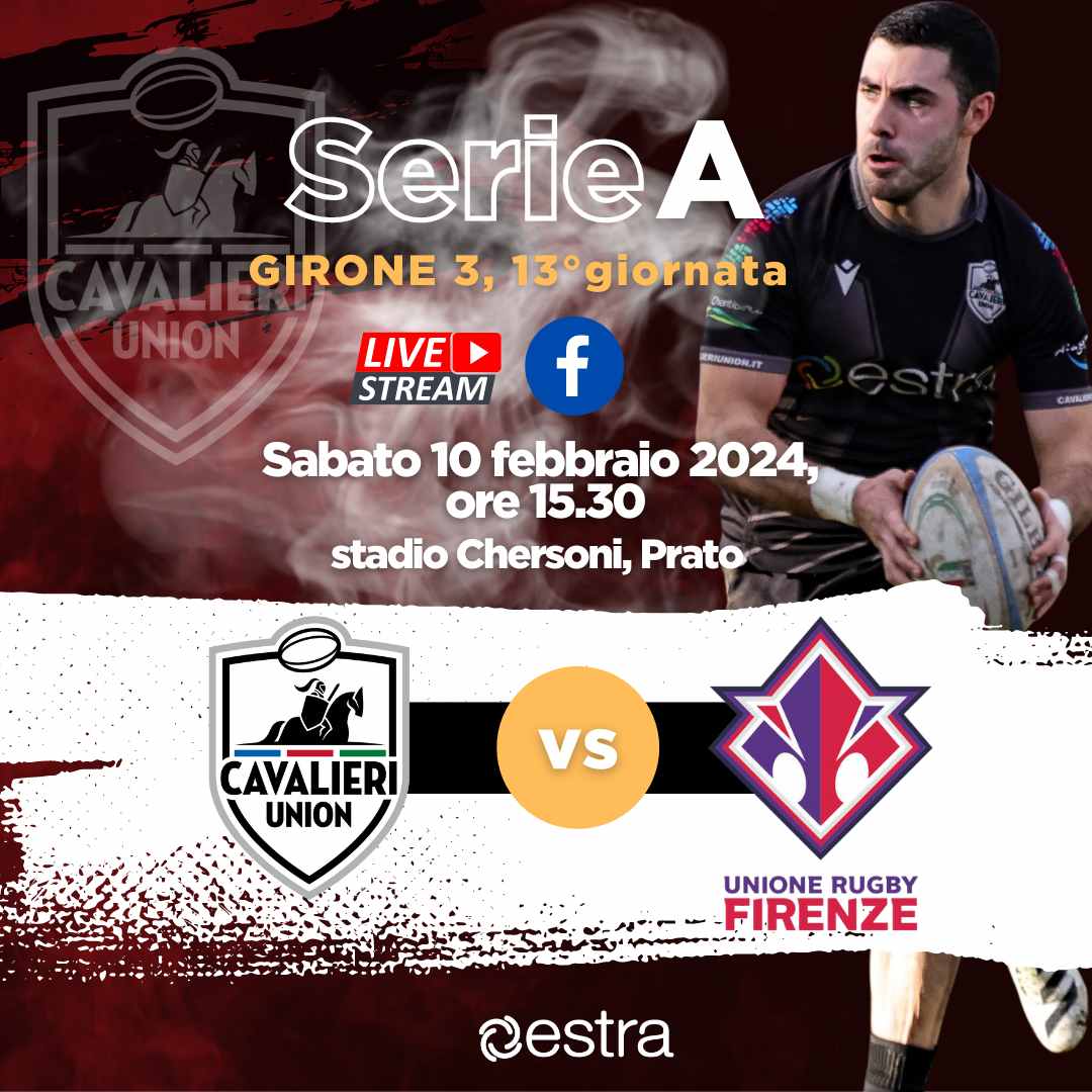 Serie A: l’atteso derby con UR Firenze apre il weekend di rugby dei Cavalieri Union